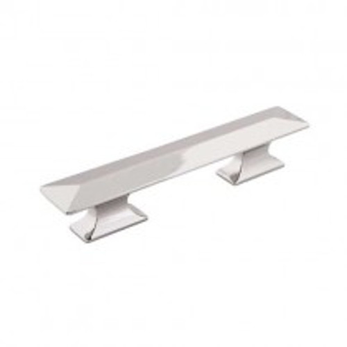 Belwith Hickory, Bungalow, 3" and 3 3/4" (96mm) Bar Pull, Polished Nickel