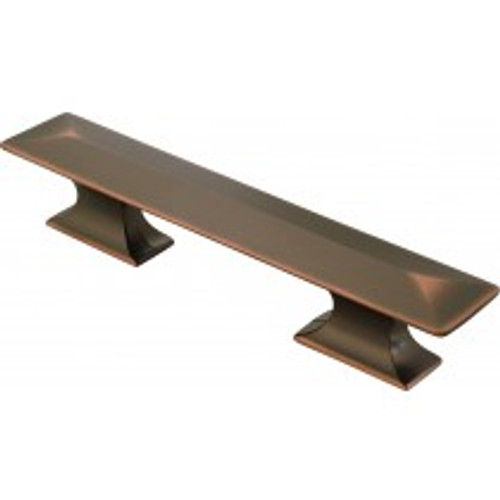 Belwith Hickory, Bungalow, 3" and 3 3/4" (96mm) Bar Pull, Oil Rubbed Bronze Highlighted