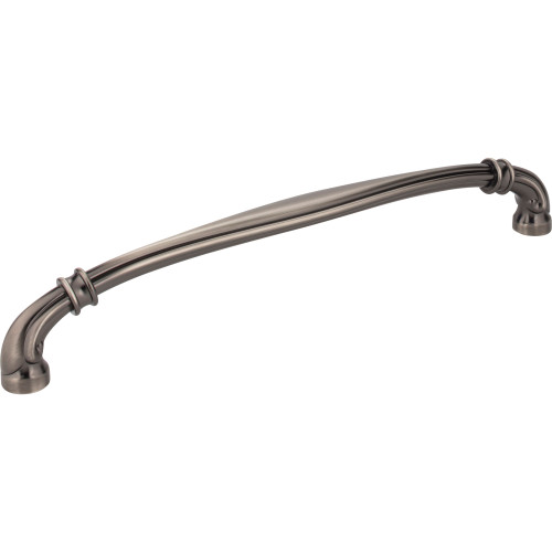 Jeffrey Alexander, Lafayette, 12" (305mm) Curved Appliance Pull, Brushed Pewter