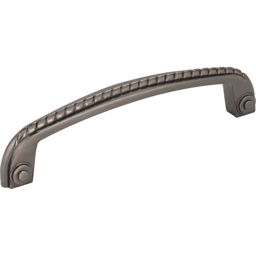 Jeffrey Alexander, Rhodes, 5 1/16" (128mm) Curved Pull, Brushed Black Nickel