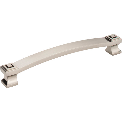 Jeffrey Alexander, Delmar, 6 5/16" (160mm) Curved Pull, Satin Nickel