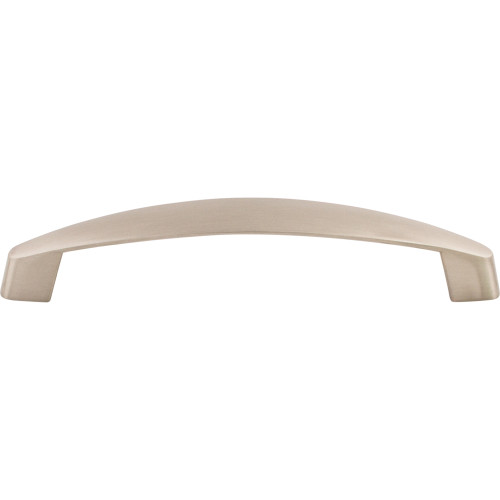 Top Knobs, Nouveau, Boro, 5 1/16" (128mm) Curved Pull, Brushed Satin Nickel