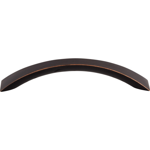 Top Knobs, Nouveau, Crescent Flair, 5 1/16" (128mm) Curved Pull, Tuscan Bronze