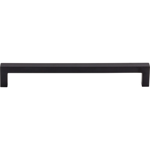 Top Knobs, Nouveau, 7 9/16" (192mm) Square Bar Pull, Flat Black