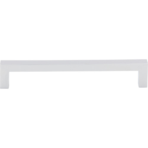 Top Knobs, Nouveau, 6 5/16" (160mm) Square Bar Pull, Polished Chrome