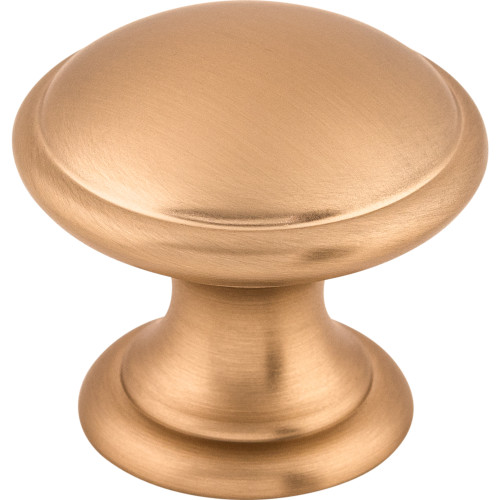 Top Knobs, Dakota, Rounded, 1 1/4" Round Knob, Brushed Bronze