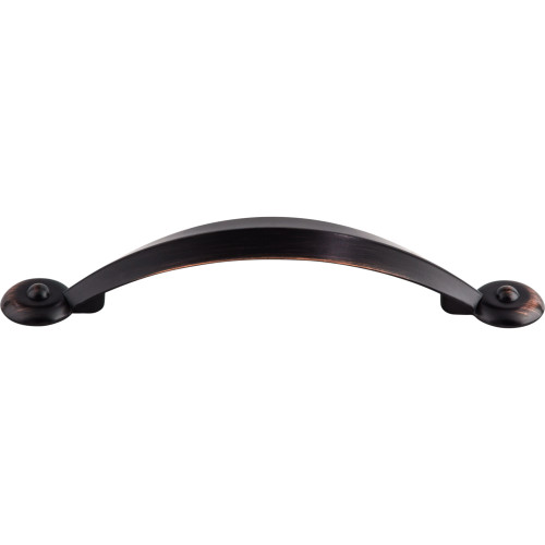 Top Knobs, Dakota, Angle, 3 3/4" (96mm) Curved Pull, Tuscan Bronze