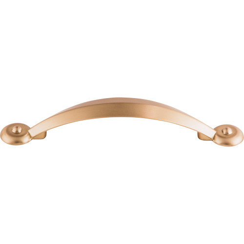 Top Knobs, Dakota, Angle, 3 3/4" (96mm) Curved Pull, Brushed Bronze