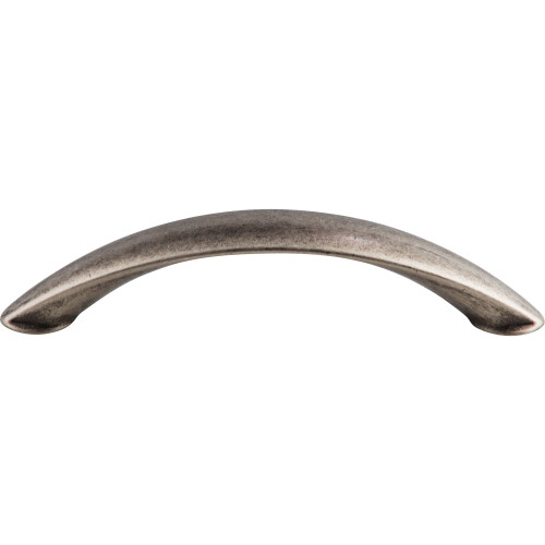 Top Knobs, Dakota, Arc, 4" Curved Pull, Pewter Antique