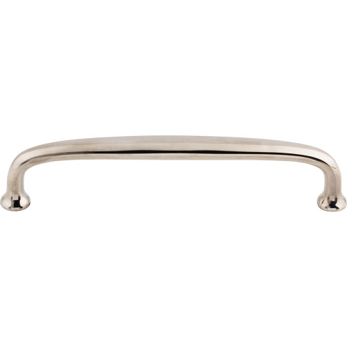 Top Knobs, Asbury, Charlotte, 6" Straight Pull, Polished Nickel