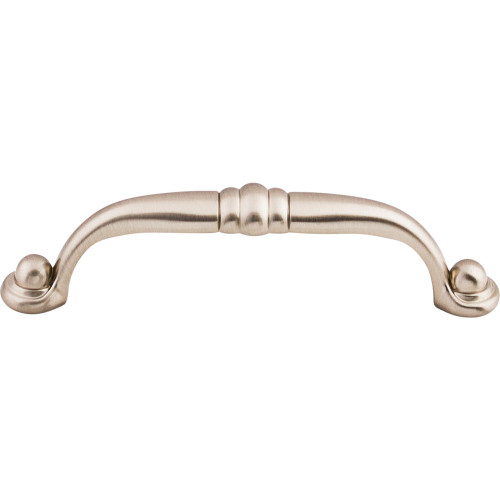 Top Knobs, Asbury, Voss, 3 3/4" (96mm) Curved Pull, Brushed Satin Nickel