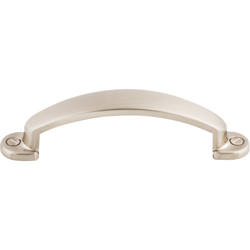 Top Knobs, Asbury, Arendal, 3" Curved Pull, Brushed Satin Nickel