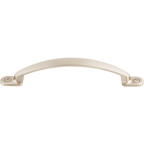 Top Knobs, Asbury, Arendal, 5 1/16" (128mm) Curved Pull, Brushed Satin Nickel