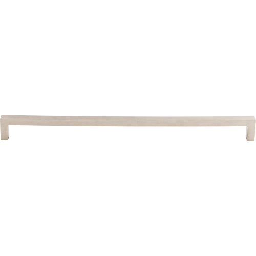 Top Knobs, Asbury, Square Ended, 17 5/8" (448mm) Straight Pull, Brushed Satin Nickel