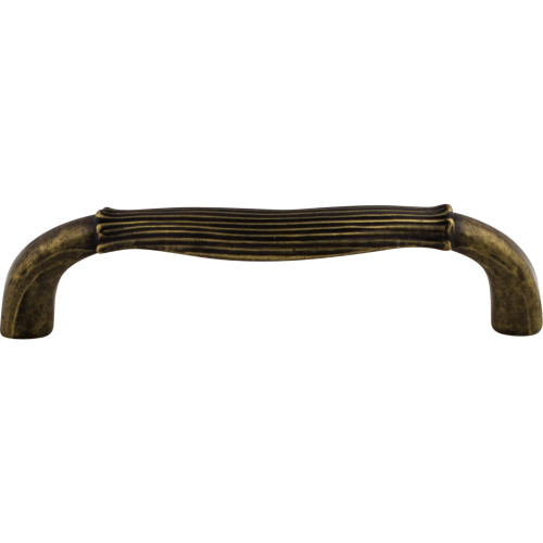 Top Knobs, Edwardian, Bow, 3 3/4" (96mm) Curved Pull, German Bronze