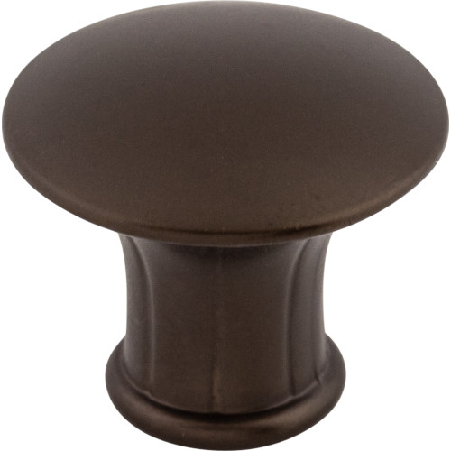 Top Knobs, Edwardian, Lund, 1 1/4" Round Knob, Oil Rubbed Bronze