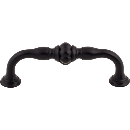 Top Knobs, Devon, Allington, 3 3/4" (96mm) Straight Pull, Flat Black