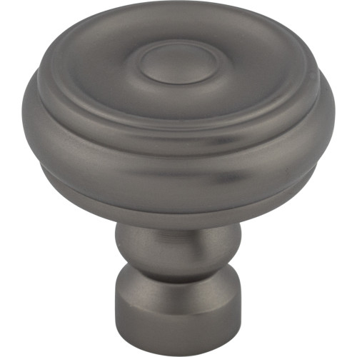 Top Knobs, Devon,. Brixton, 1 1/4" Round Knob, Ash Gray