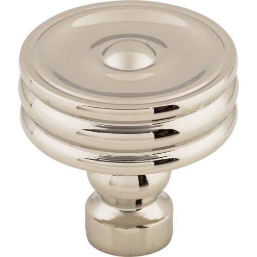 Top Knobs, Devon, Brixton, 1 1/4" Knob, Polished Nickel