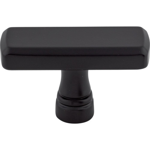 Top Knobs, Devon, Kingsbridge, 1 7/8" Rectangle Knob, Flat Black