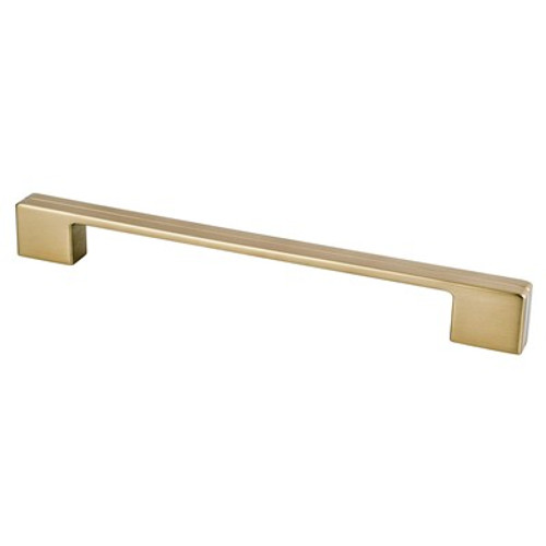 Berenson, Skyline, 8 13/16" (224mm) Pull, Modern Brushed Gold