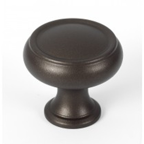 Alno, Charlie's Collection, 1 1/4" Round Knob, Chocolate Bronze