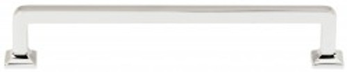 Alno, Millennium, 6" Straight Pull, Polished Nickel