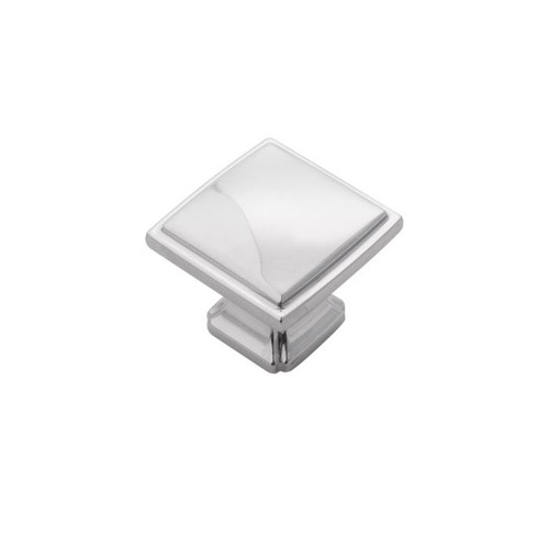 Belwith Hickory, Bridges, 1 1/4" Square Knob, Chrome