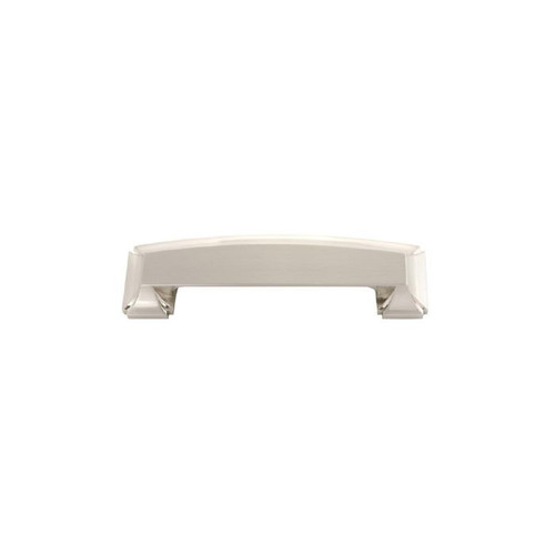 Belwith Hickory, Bridges, 3" and 3 3/4" (96mm) Cup Pull, Satin Nickel