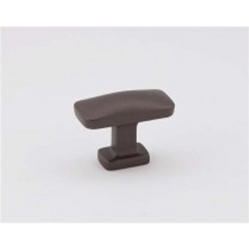 Alno, Cloud, 1 1/2" Rectangle Knob, Chocolate Bronze