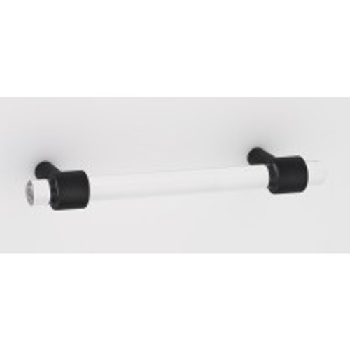 Alno, Acrylic Contemporary, 3 1/2" Bar Pull, Matte Black