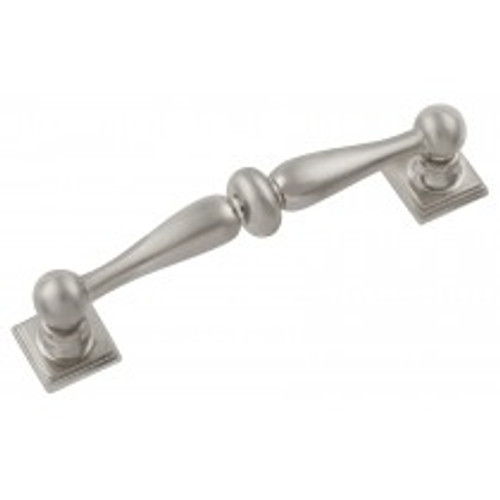 Belwith Hickory, Somerset, 3 3/4" (96mm) Straight Pull, Satin Nickel