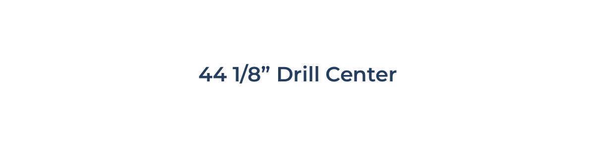 44 1/8" 44 1/8"