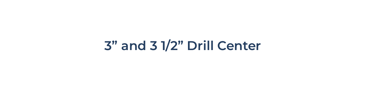 3" and 3 1/2" 3" and 3 1/2"