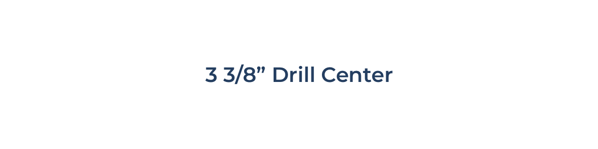 3 3/8" 3 3/8"