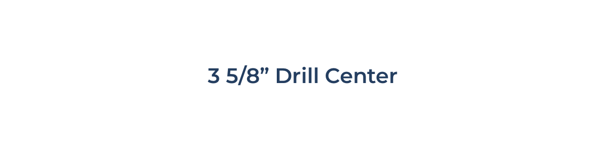 3 5/8" 3 5/8"