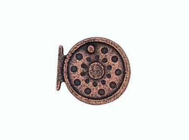 Snorting Fly KB00298-2800 Buck Snort Lodge Fish Fly Fishing Reel Knob Copper Ox
