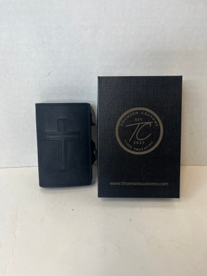 Cross Black Leather Pop-Up Wallet
