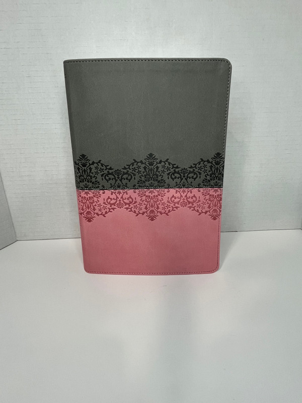 NIV Study Bible Pink/Grey