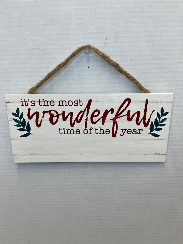 Wonderful Time of Year Sign