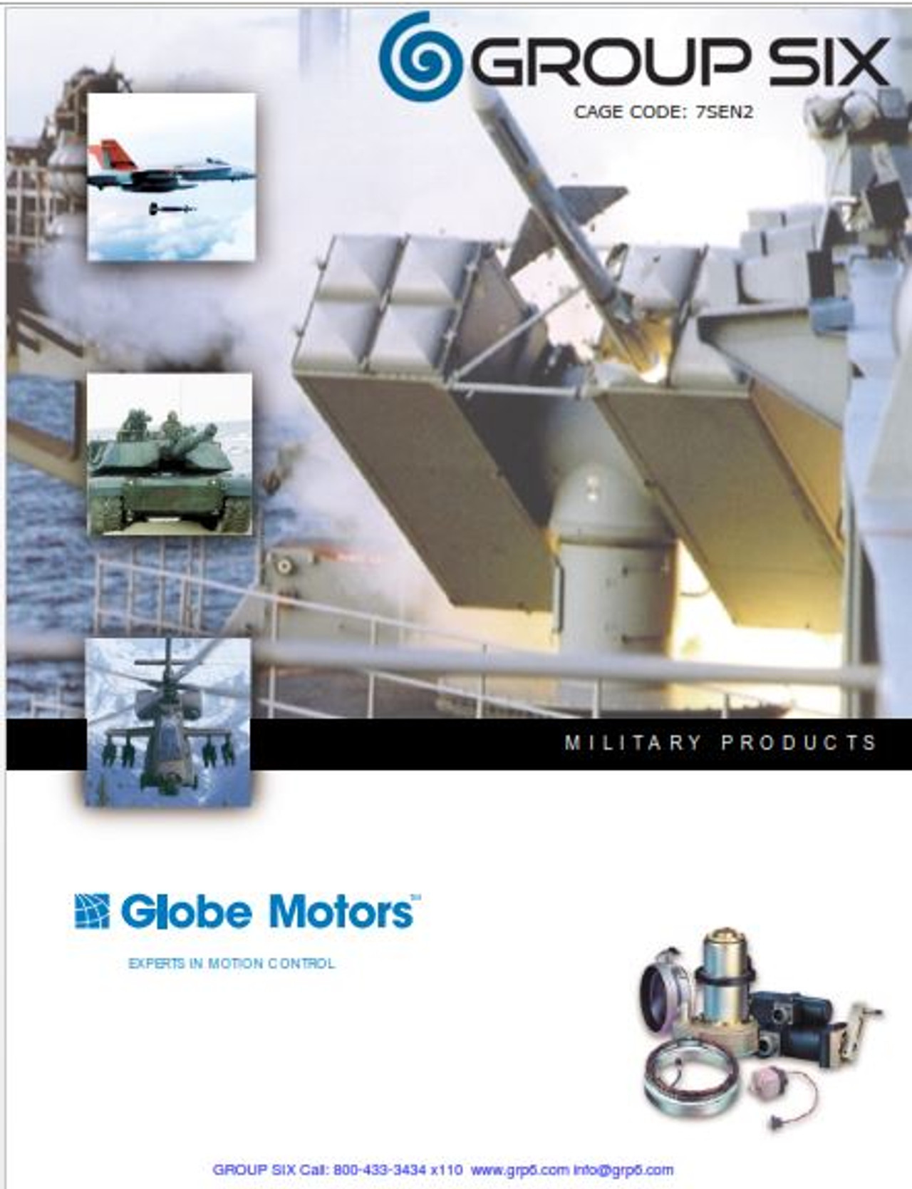 GLOBE MOTOR MIL Spec FHP DC Motors and Gears