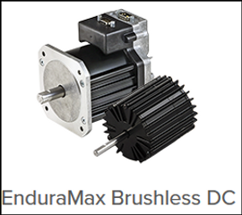 EnduraMax™ Brushless Motors with or without integrated drive electronics.