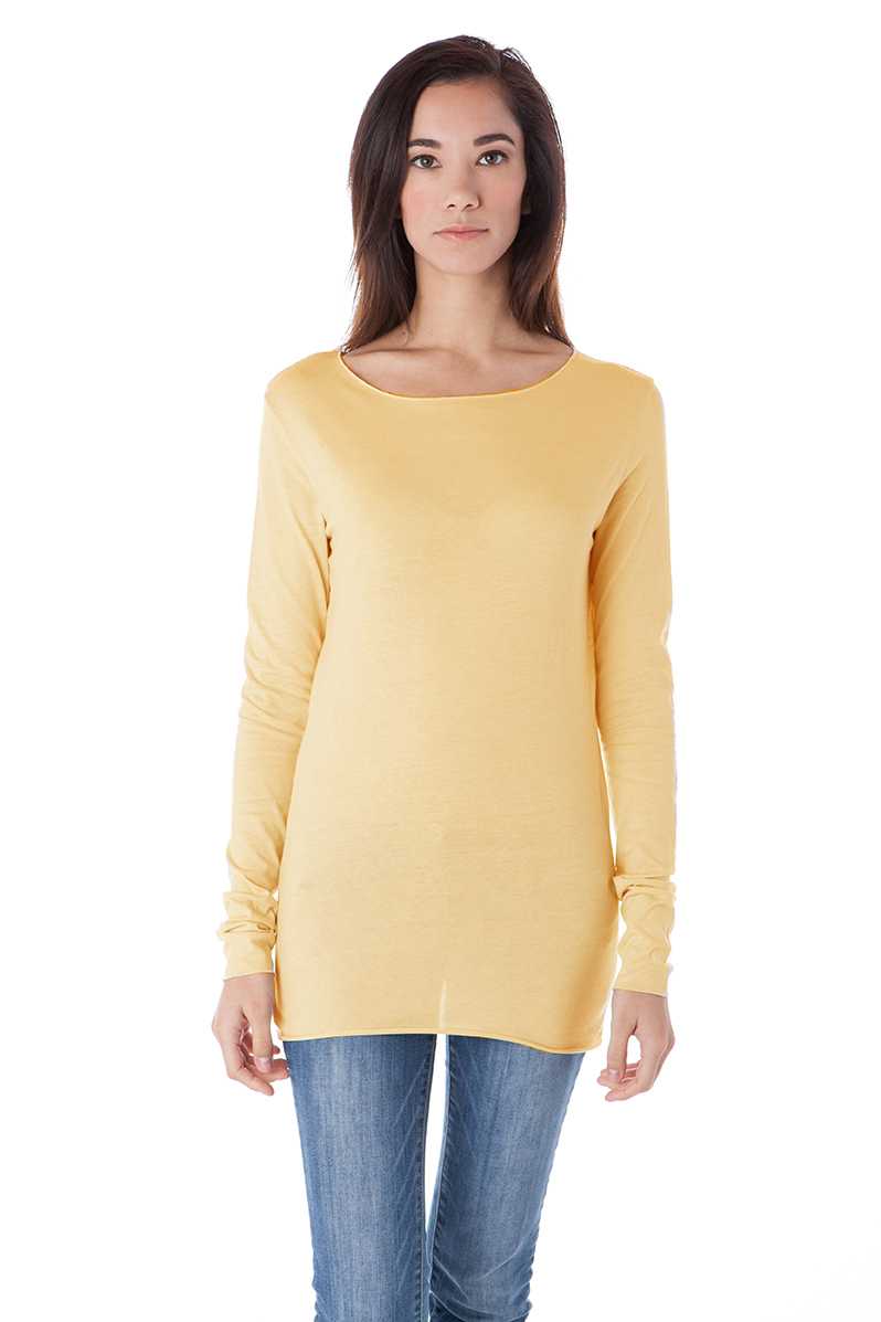Crew Neck Long Sleeve Layering Top - Shop Now!