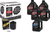 V Twin Syn Oil Change Kit Xl Black Filter
