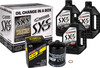 Sxs Oil Quick Change Kit 10w50 With Black Oil Filter