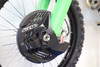 Linear Front Disc Cover Hon/Kaw/Sher/Yam Blk