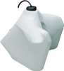 Fuel Tank 5.8 Gal White W/Black Cap