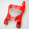 Vented Stadium Number Plate Red