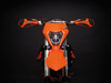 Mx Air Handguards Orange/Black
