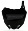 Front Number Plate Black